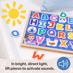 Ms. Rachel™ Wooden Phonics Alphabet Sound Puzzle - 26 Pieces