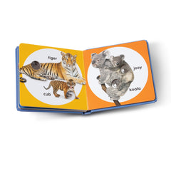 Poke-a-Dot: Wild Animal Families Board Book