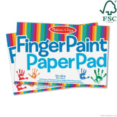 Finger Paint Paper Pad 2-Pack