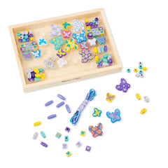 Created by Me! Butterfly Beads Wooden Bead Kit
