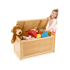 Wooden Toy Chest (Honey)