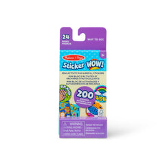 Sticker WOW!® Mini Activity Pad & Refill Stickers - Way to Go! (200+ Stickers, Stamper Not Included)