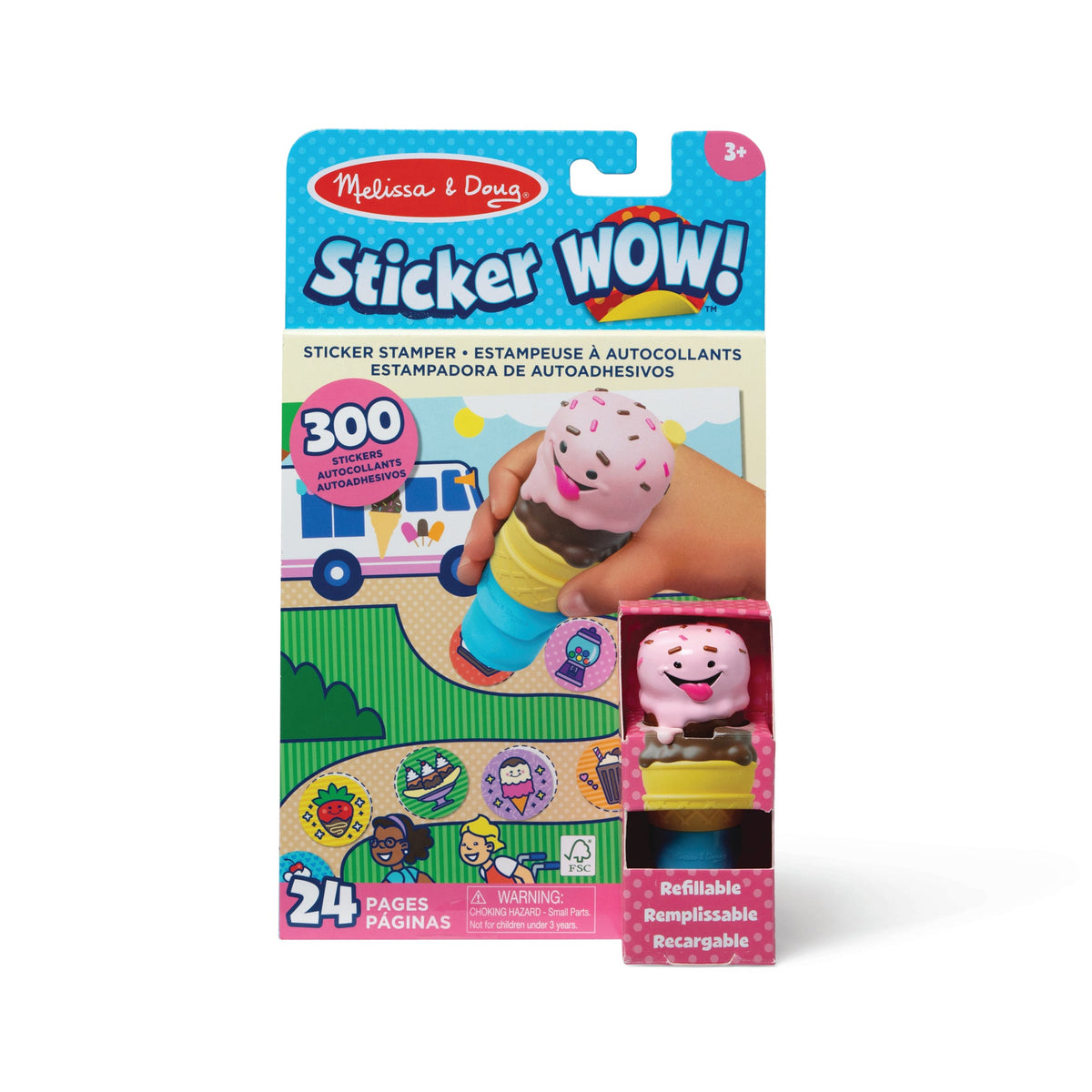 Sticker WOW!™ Activity Pad & Sticker Stamper - Ice Cream