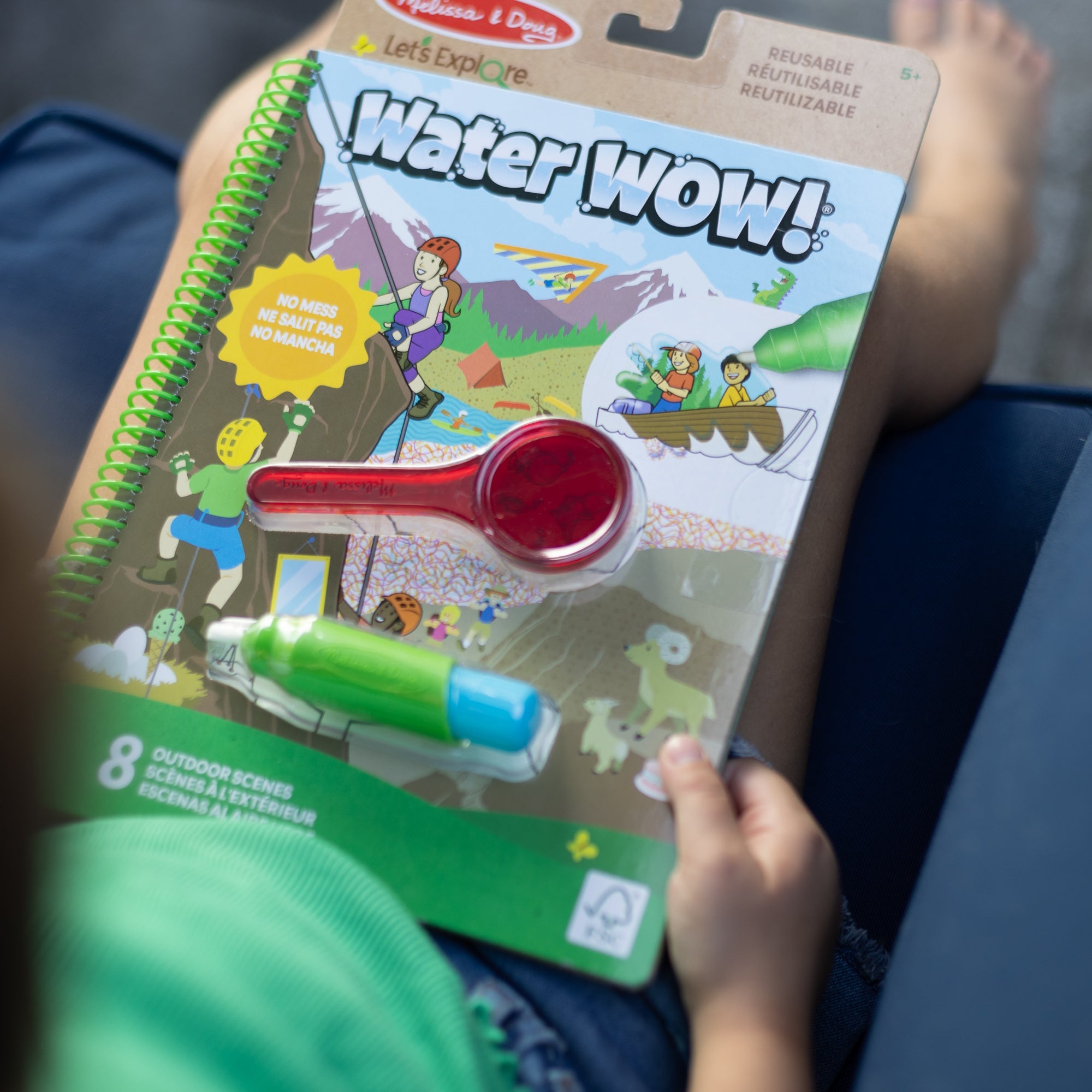 Let's Explore Water Wow! Outdoor Adventure Deluxe Water-Reveal Pad