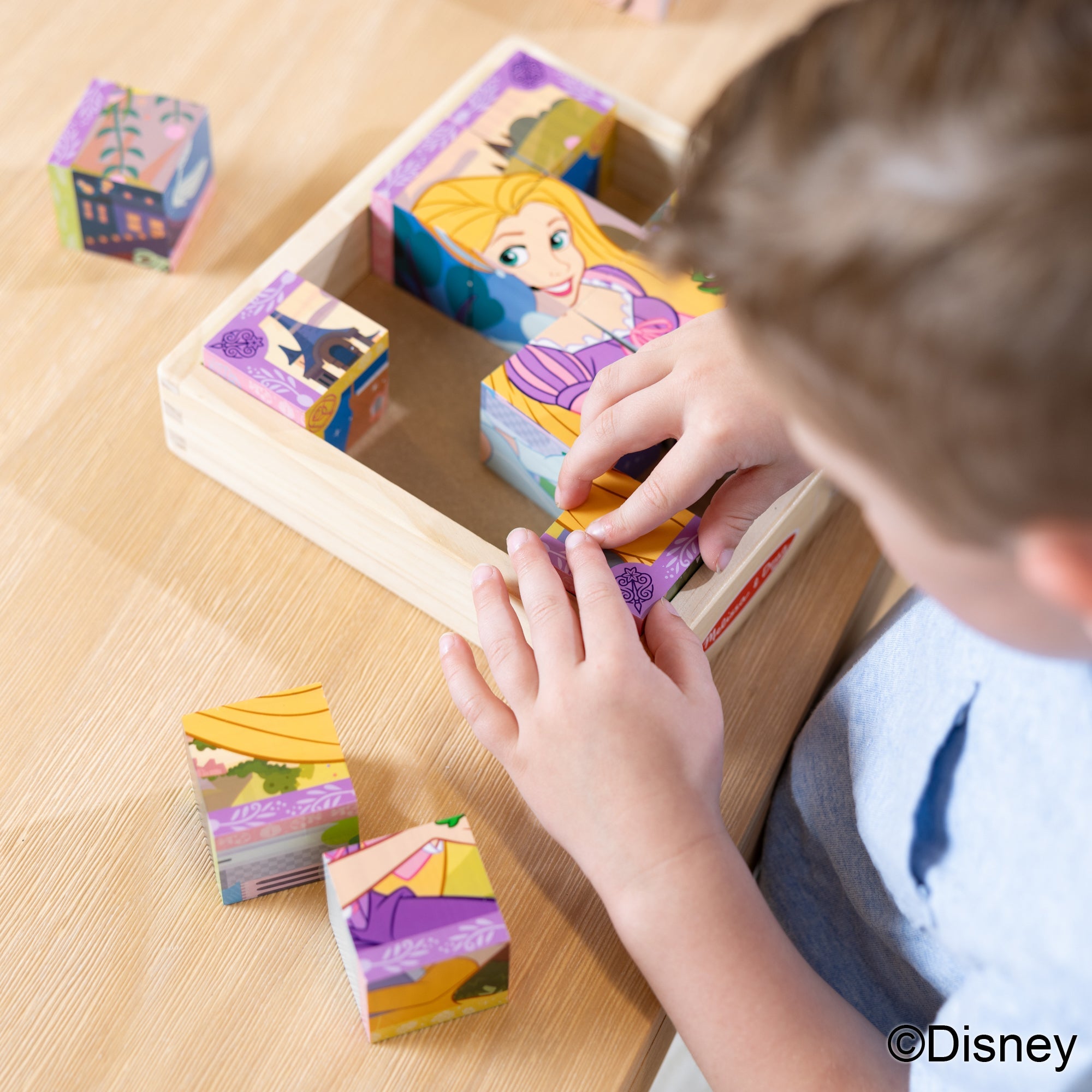 Disney Princess Wooden Cube Puzzle