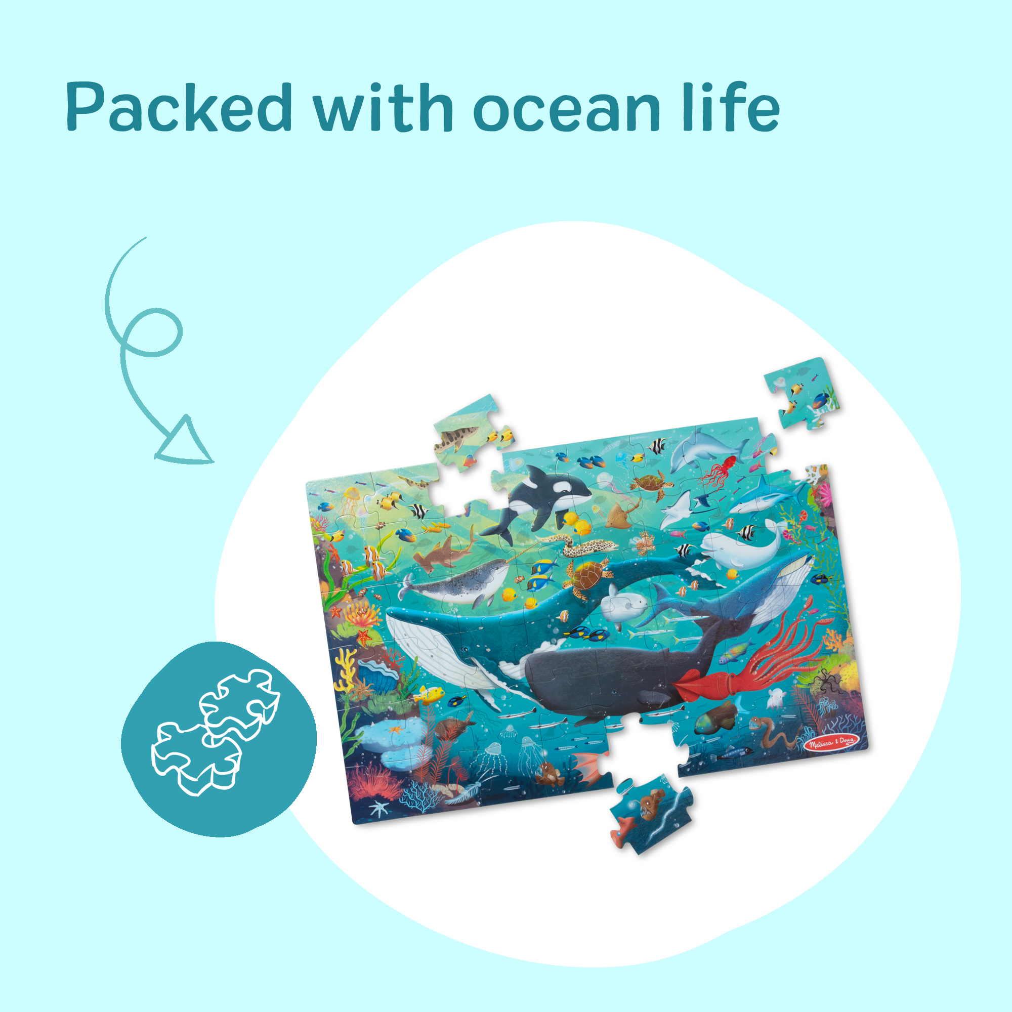 Underwater Floor Puzzle - 48 Pieces