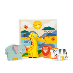 Wooden Animal Matching - Safari