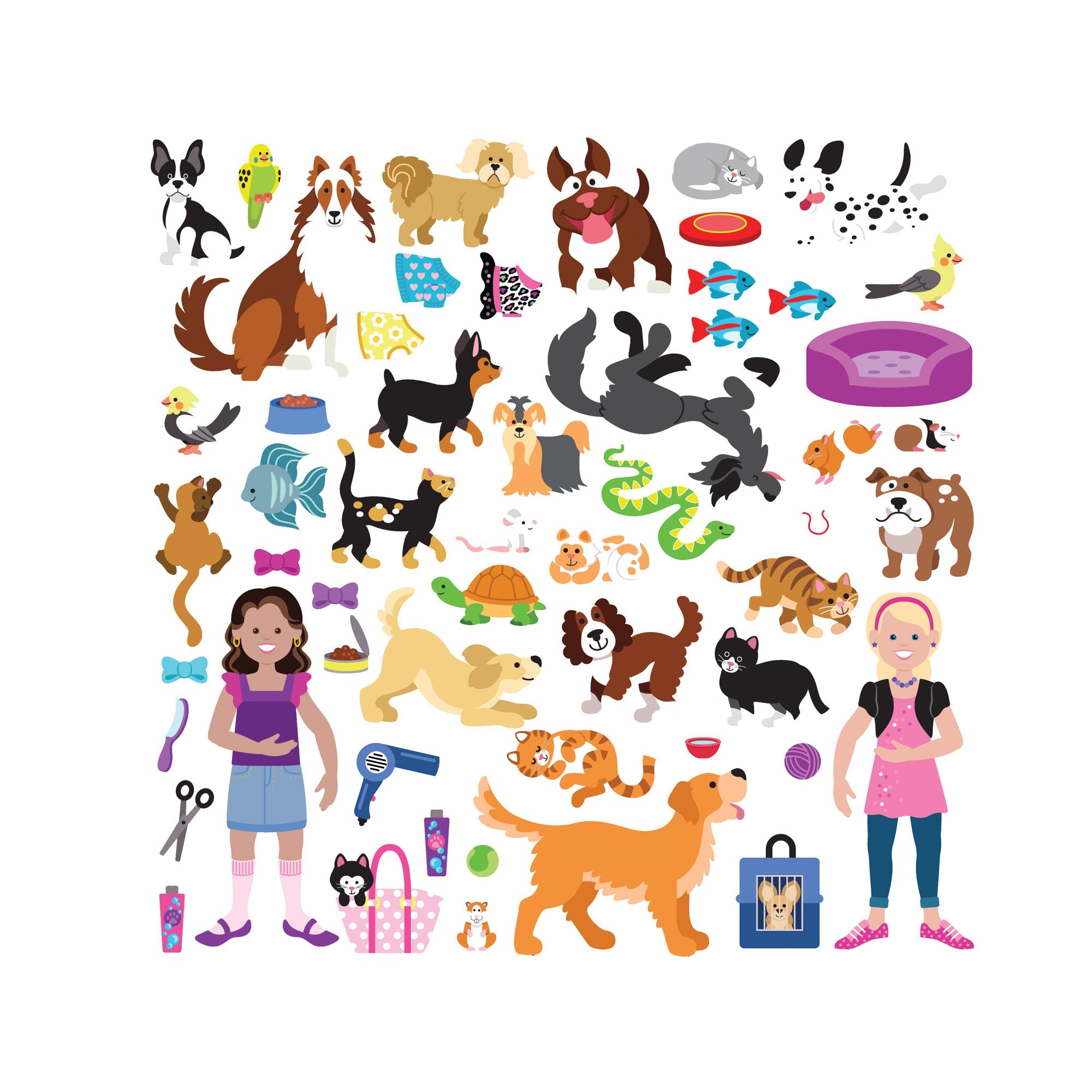 Puffy Sticker Activity Book - Pet Place