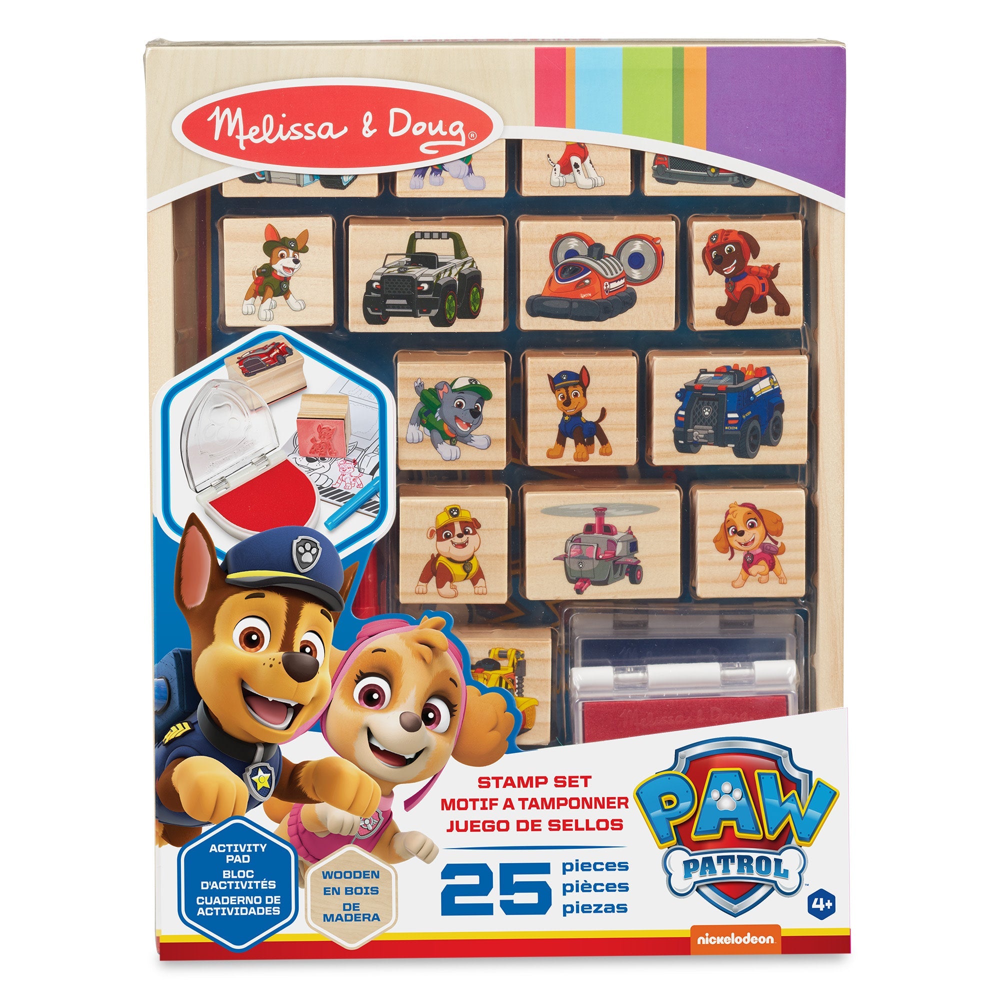 PAW Patrol Wooden Stamps Activity Set