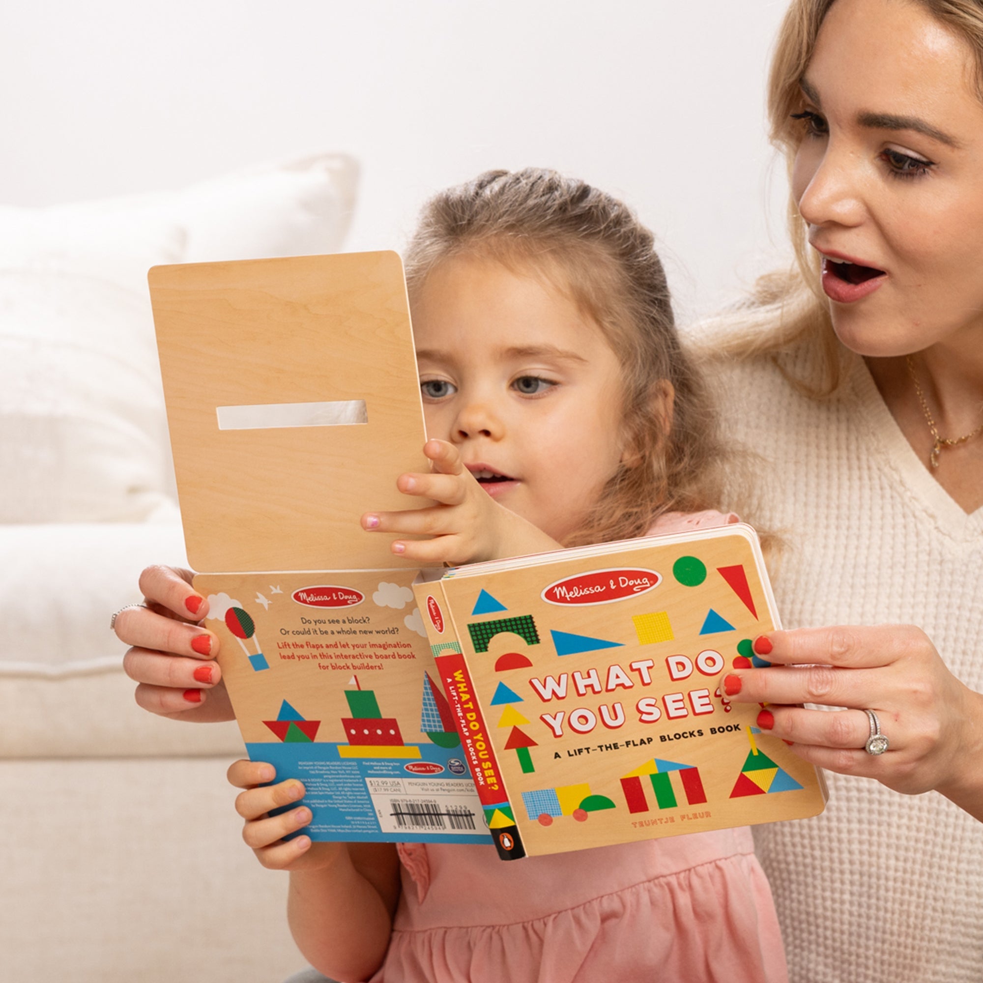 What Do You See? Lift-The-Flap Blocks Book