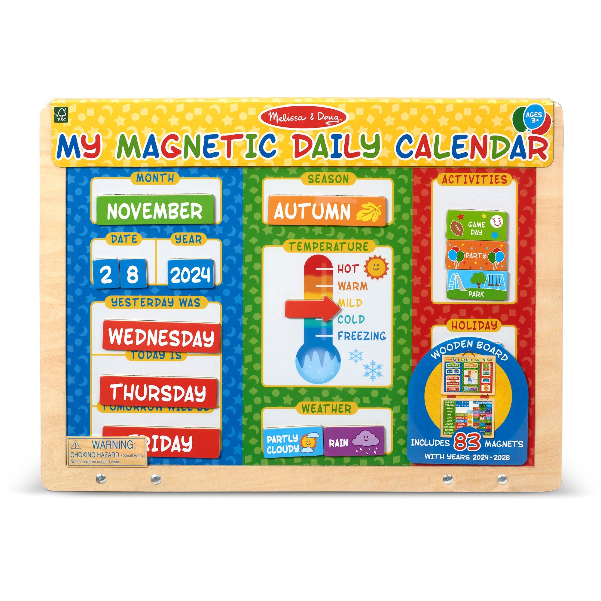 My Magnetic Daily Calendar