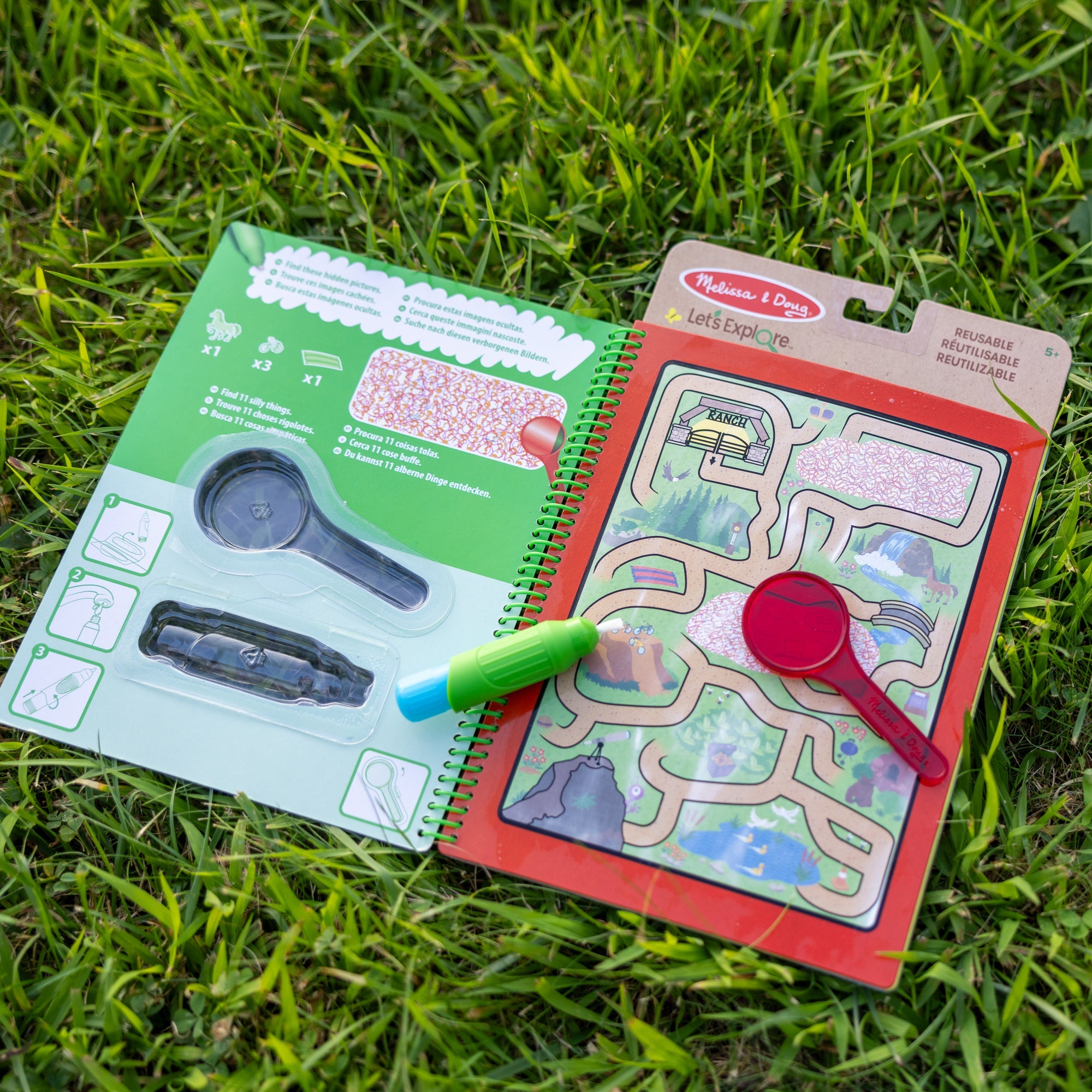 Let's Explore Water Wow! Outdoor Adventure Deluxe Water-Reveal Pad