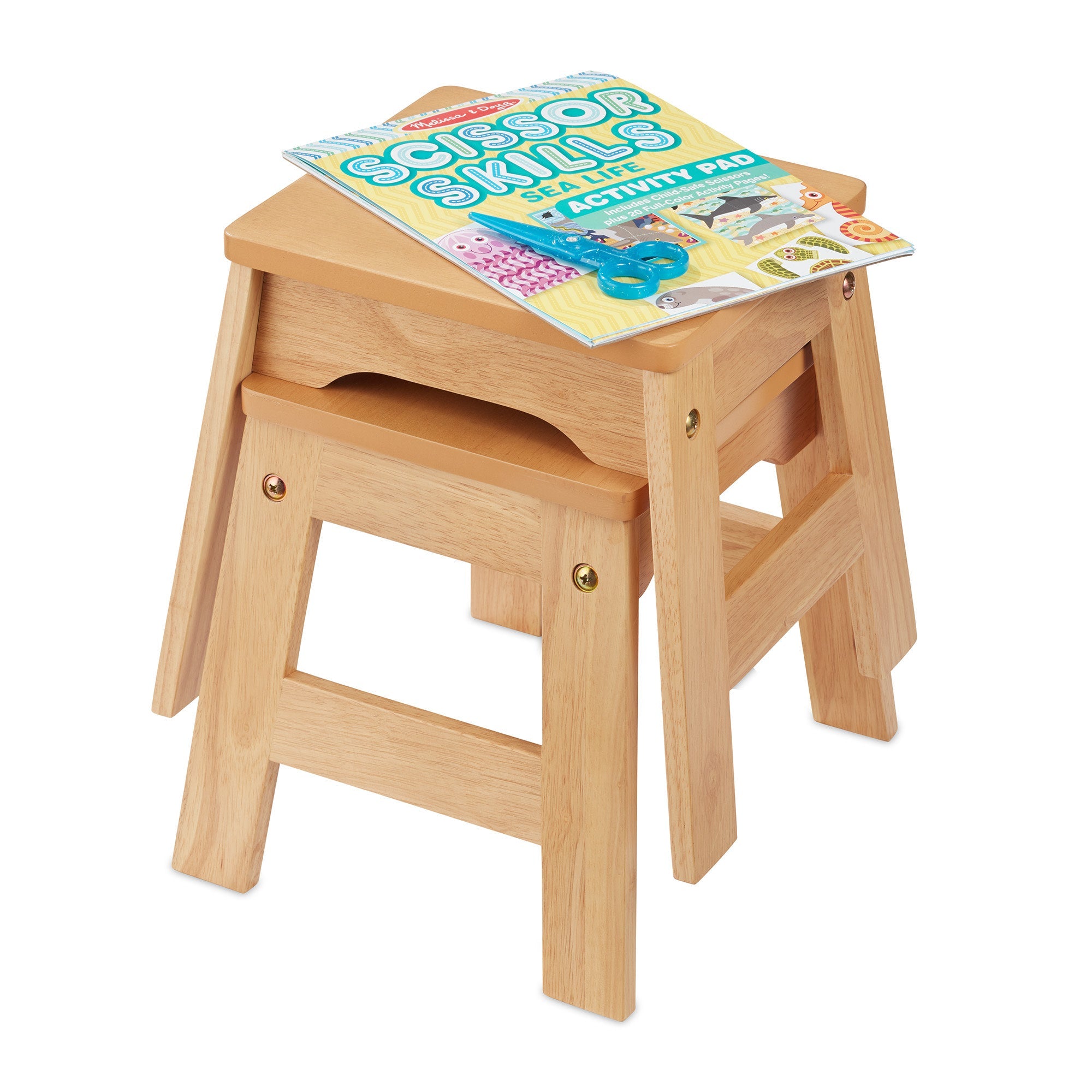 Wooden Stools – Set of 2