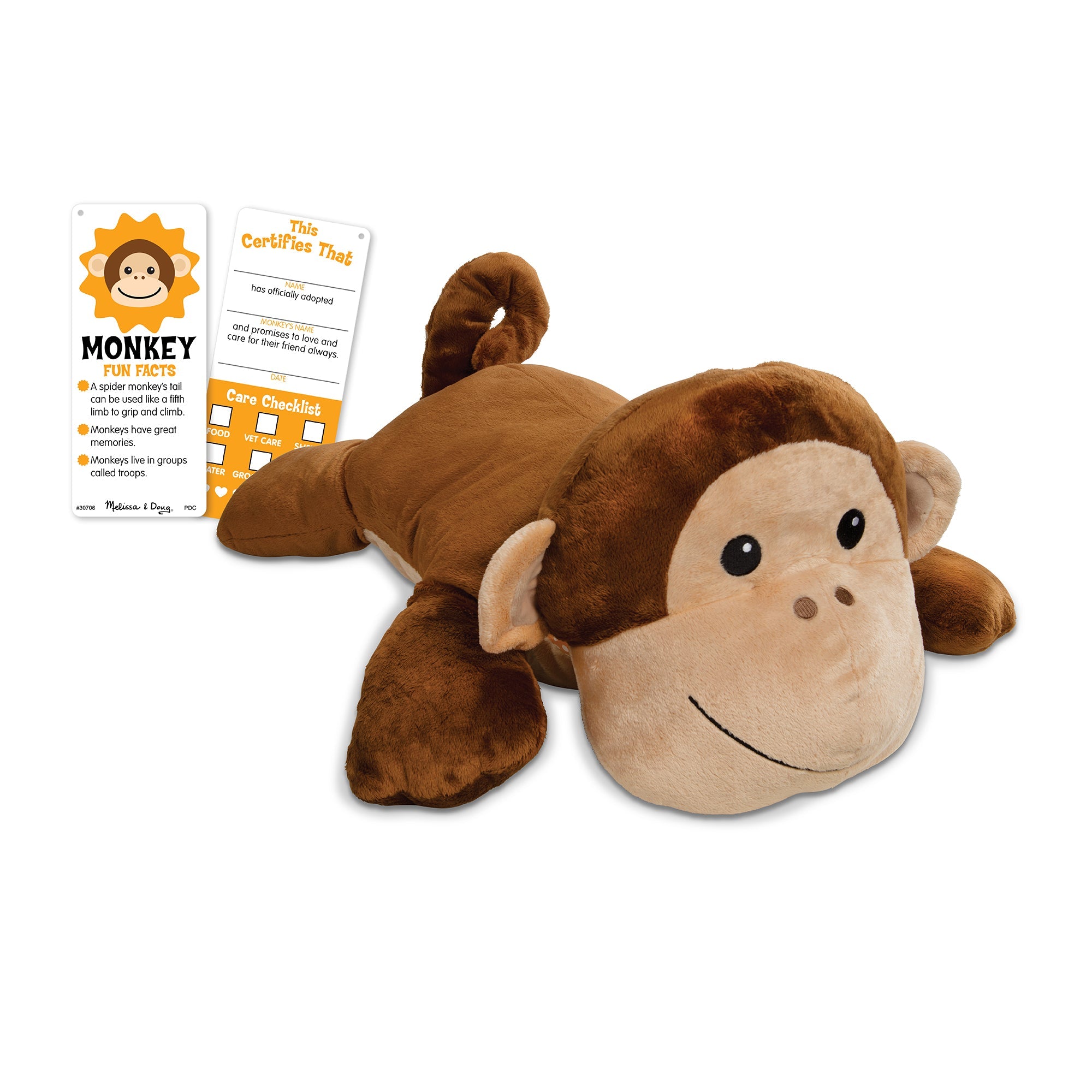 Cuddle Monkey Jumbo Plush Stuffed Animal