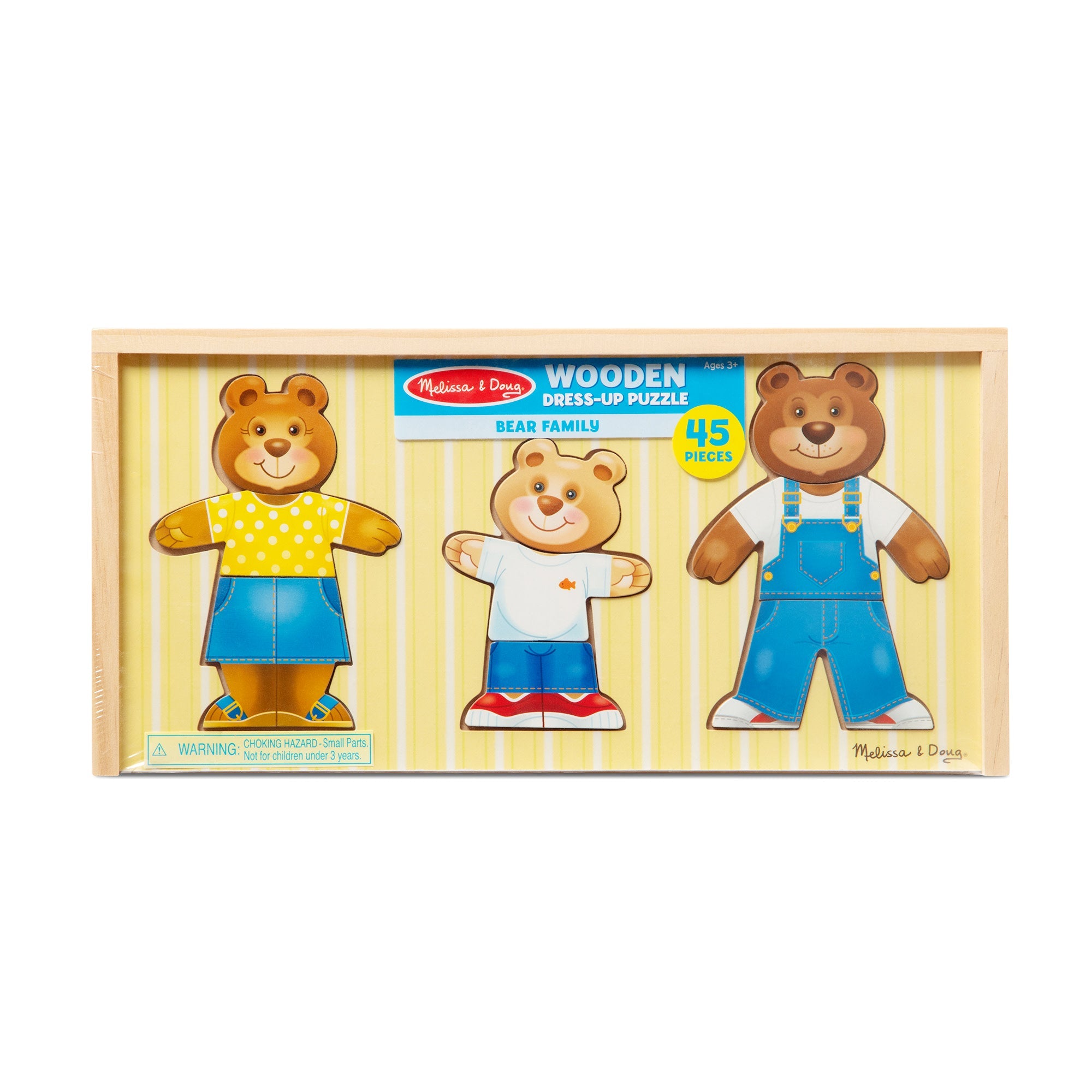 Bear Family Dress-Up Puzzle - 45 Pieces