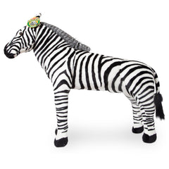 Zebra Lifelike Plush Stuffed Animal