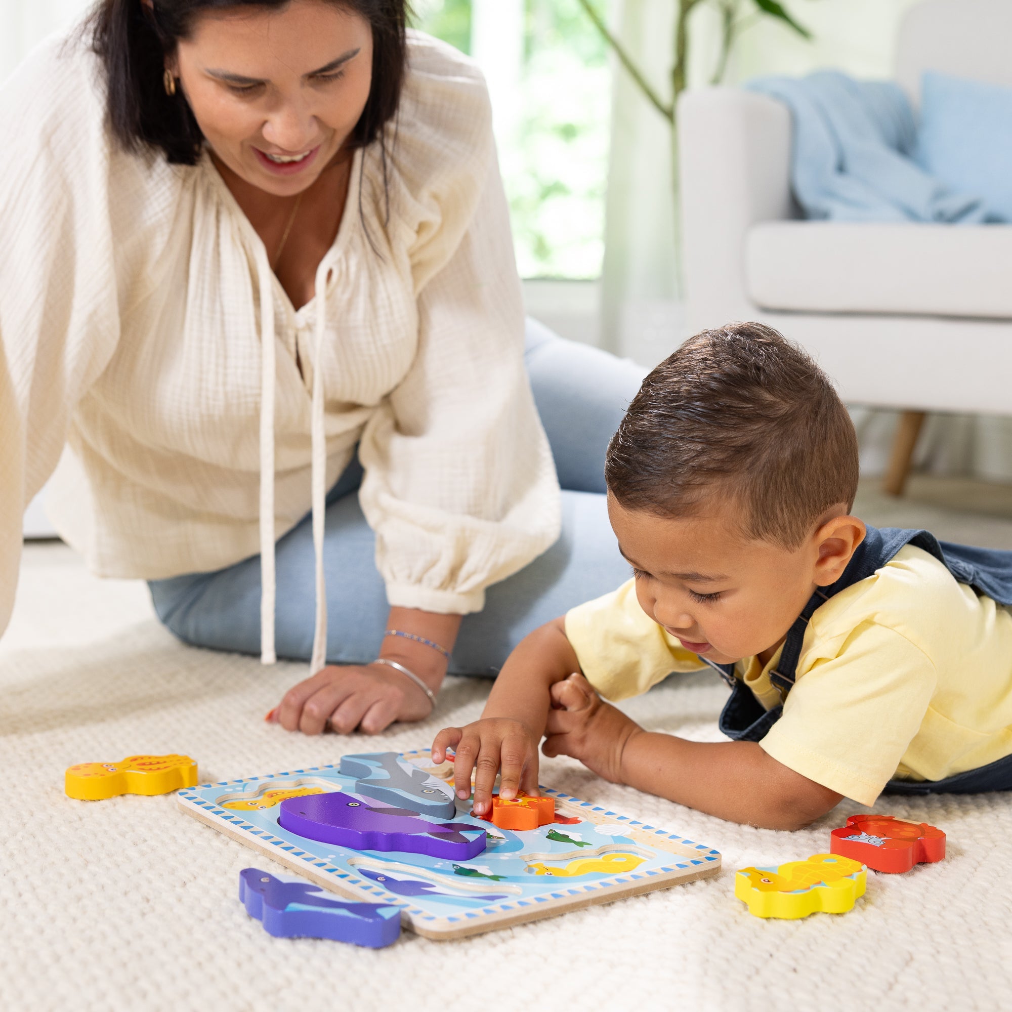 Sea Creatures Chunky Puzzle - 7 Pieces