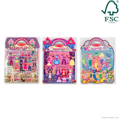 Puffy Sticker Bundle - Dress-Up, Princess and Mermaid