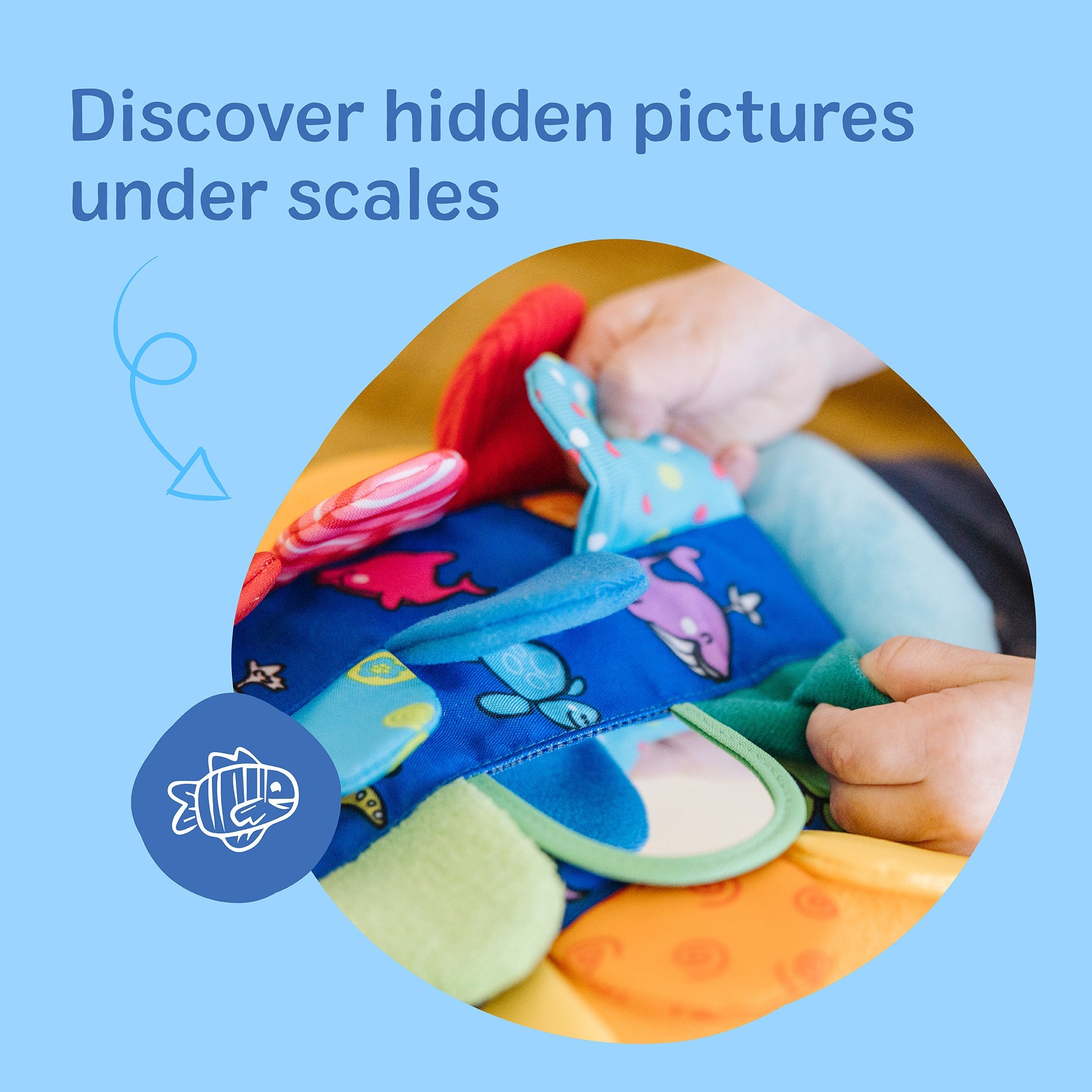 K's Kids Flip Fish Baby Toy