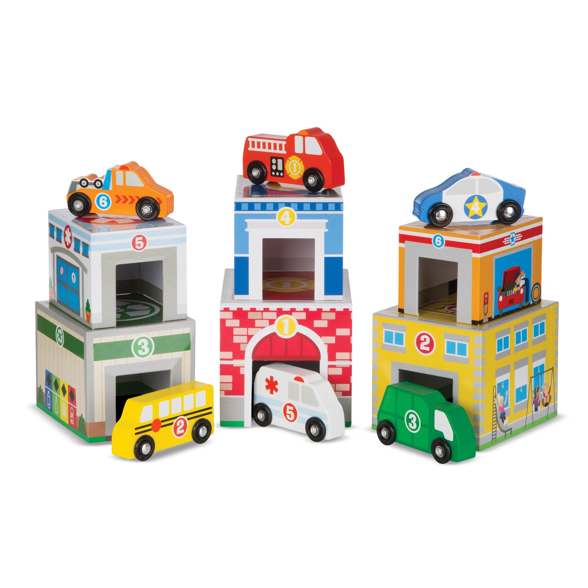 Nesting & Sorting Buildings & Vehicles