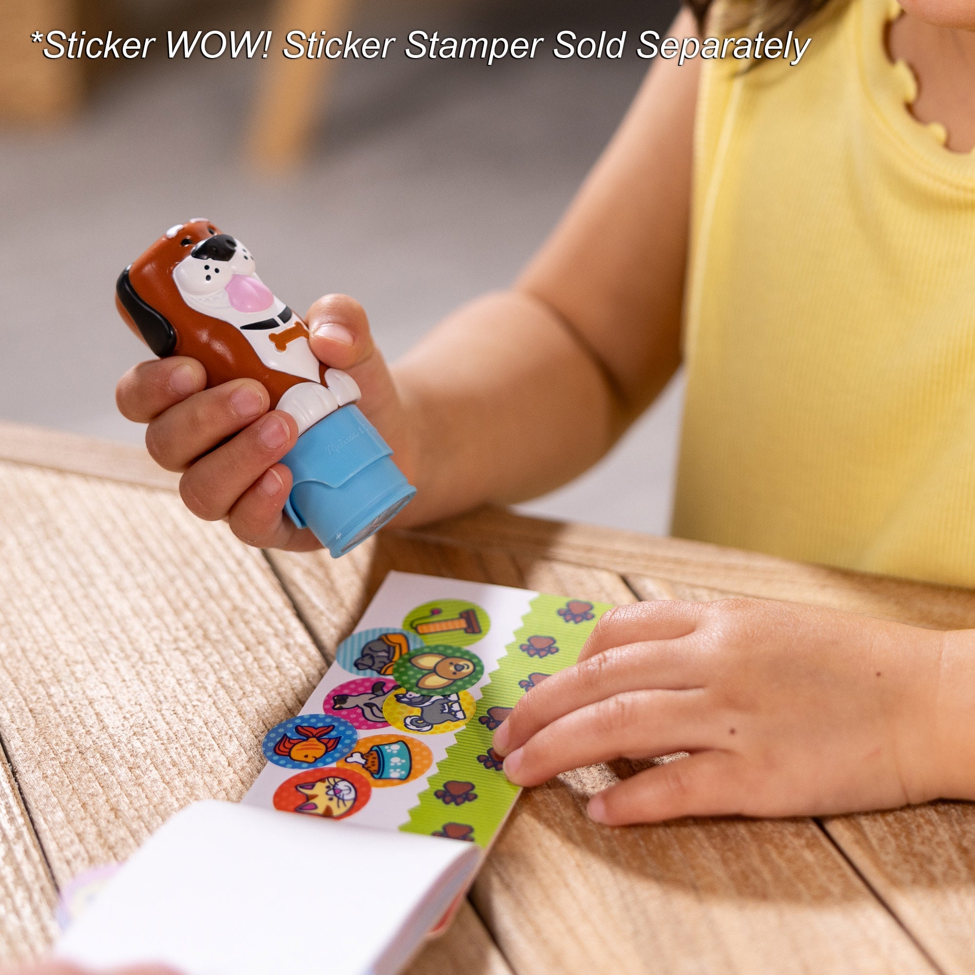 Sticker WOW!® Mini Activity Pad & Refill Stickers - Pets (200+ Stickers, Stamper Not Included)