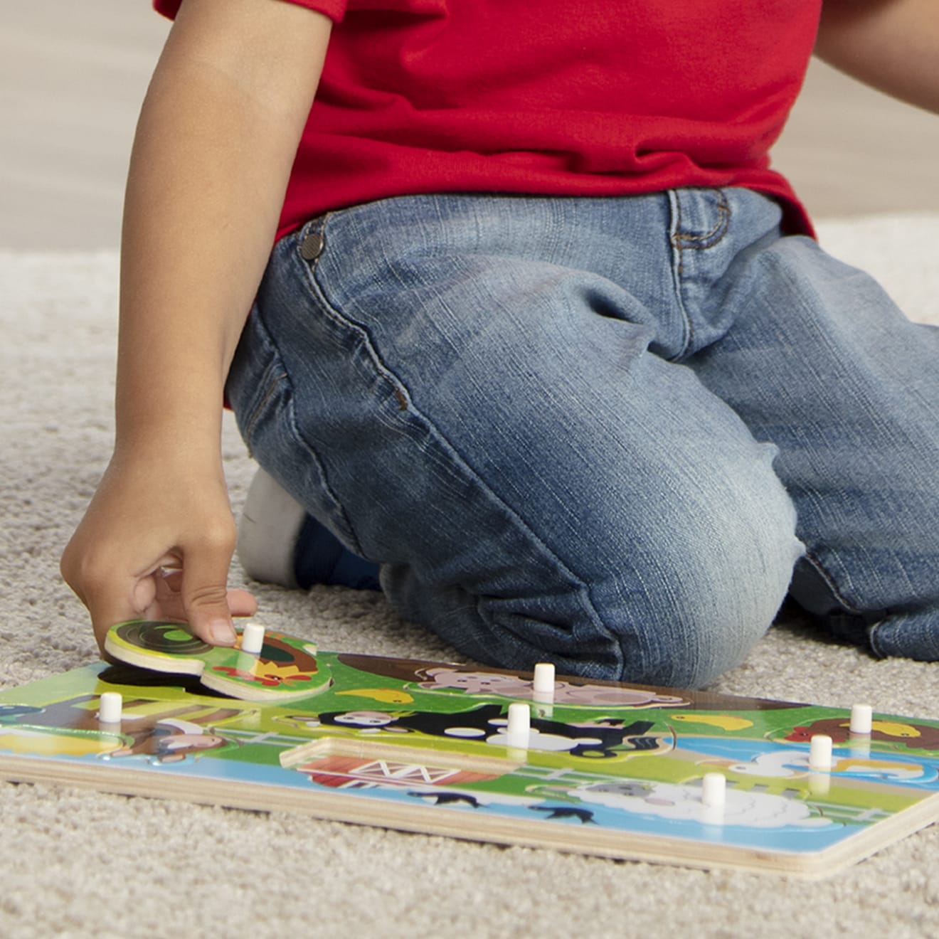Farm Peg Puzzle - 8 pieces