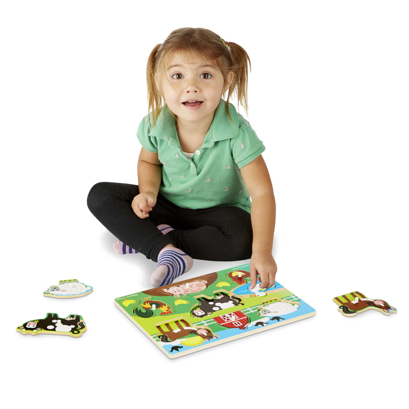 Farm Peg Puzzle - 8 pieces