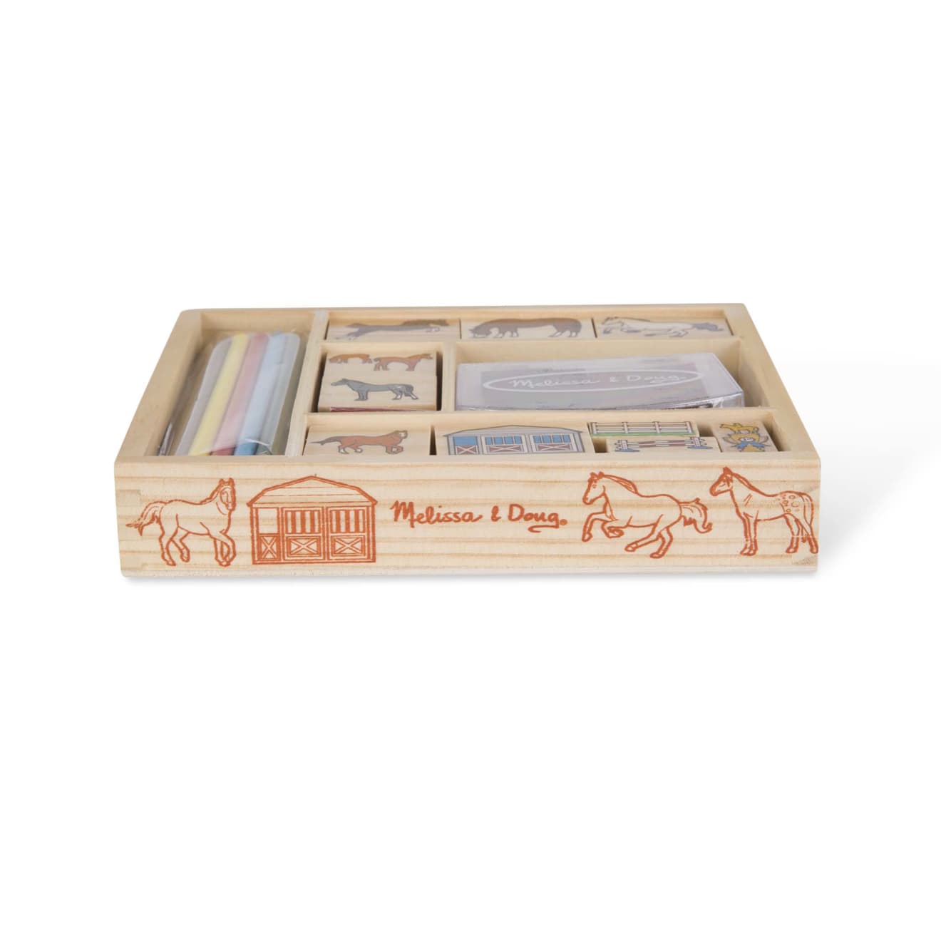 Wooden Stamp Set - Horses