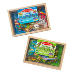 Wooden Magnets Bundle - Animals and Dinosaurs