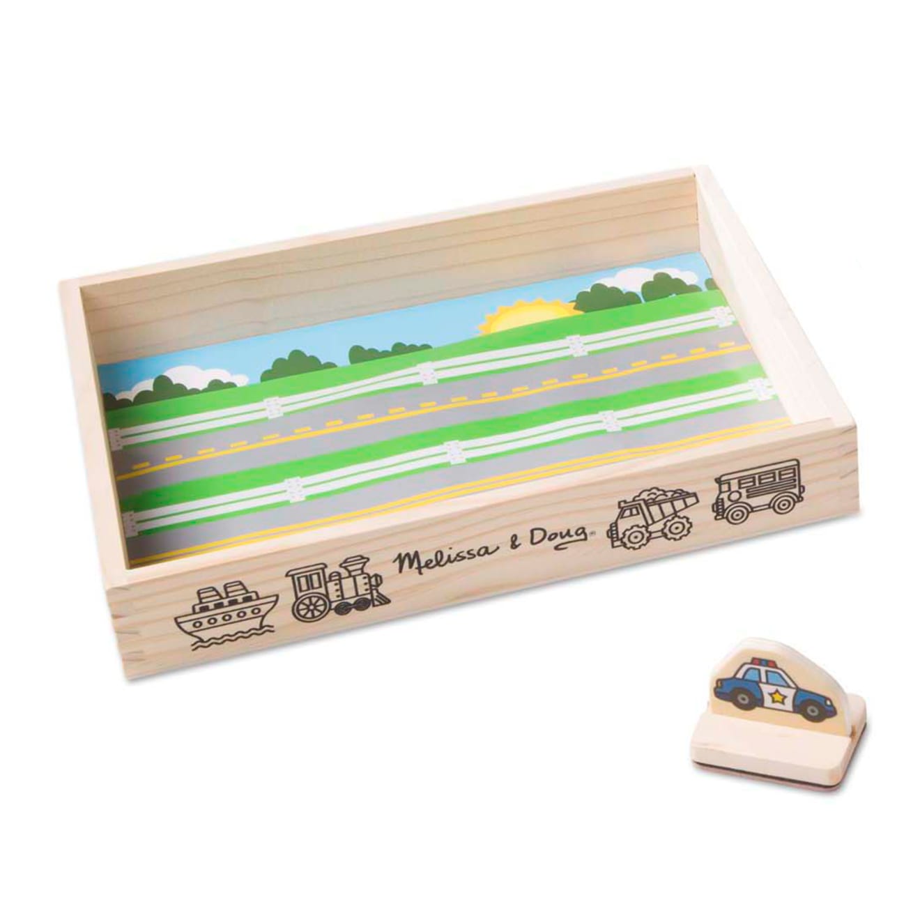 My First Wooden Stamp Set - Vehicles