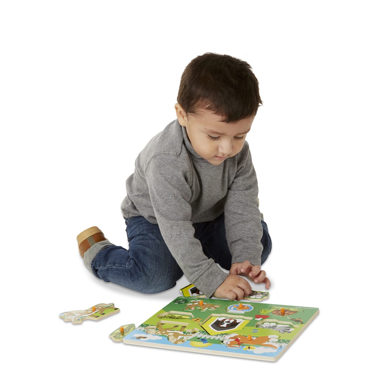 Pets Peg Puzzle - 8 Pieces