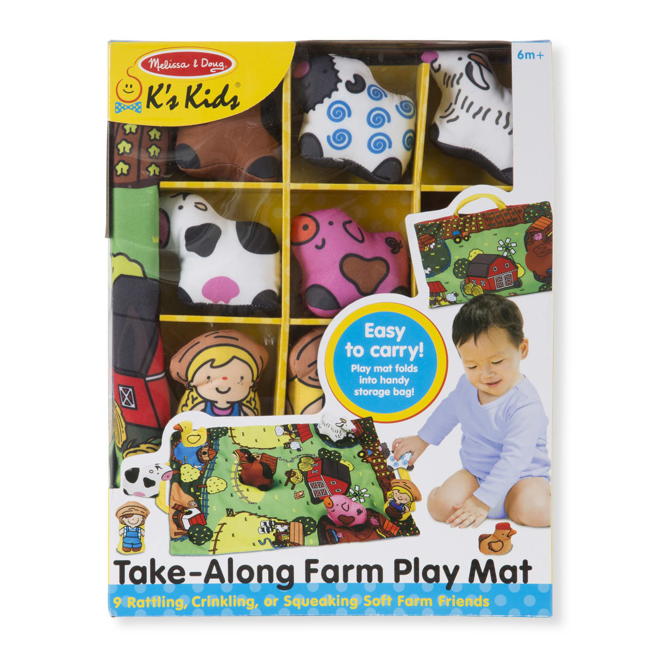 K's Kids Take-Along Farm Play Mat