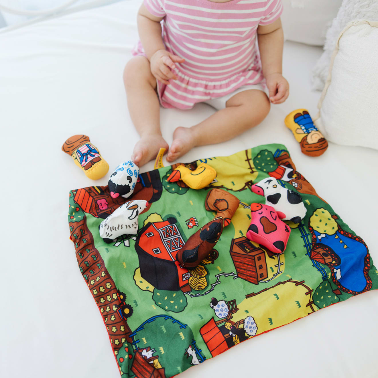 K's Kids Take-Along Farm Play Mat