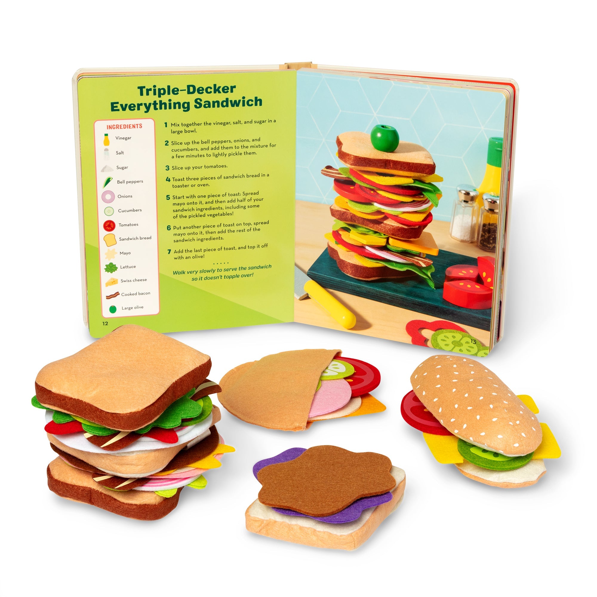 Pretend Play Sandwich Chef's Bundle