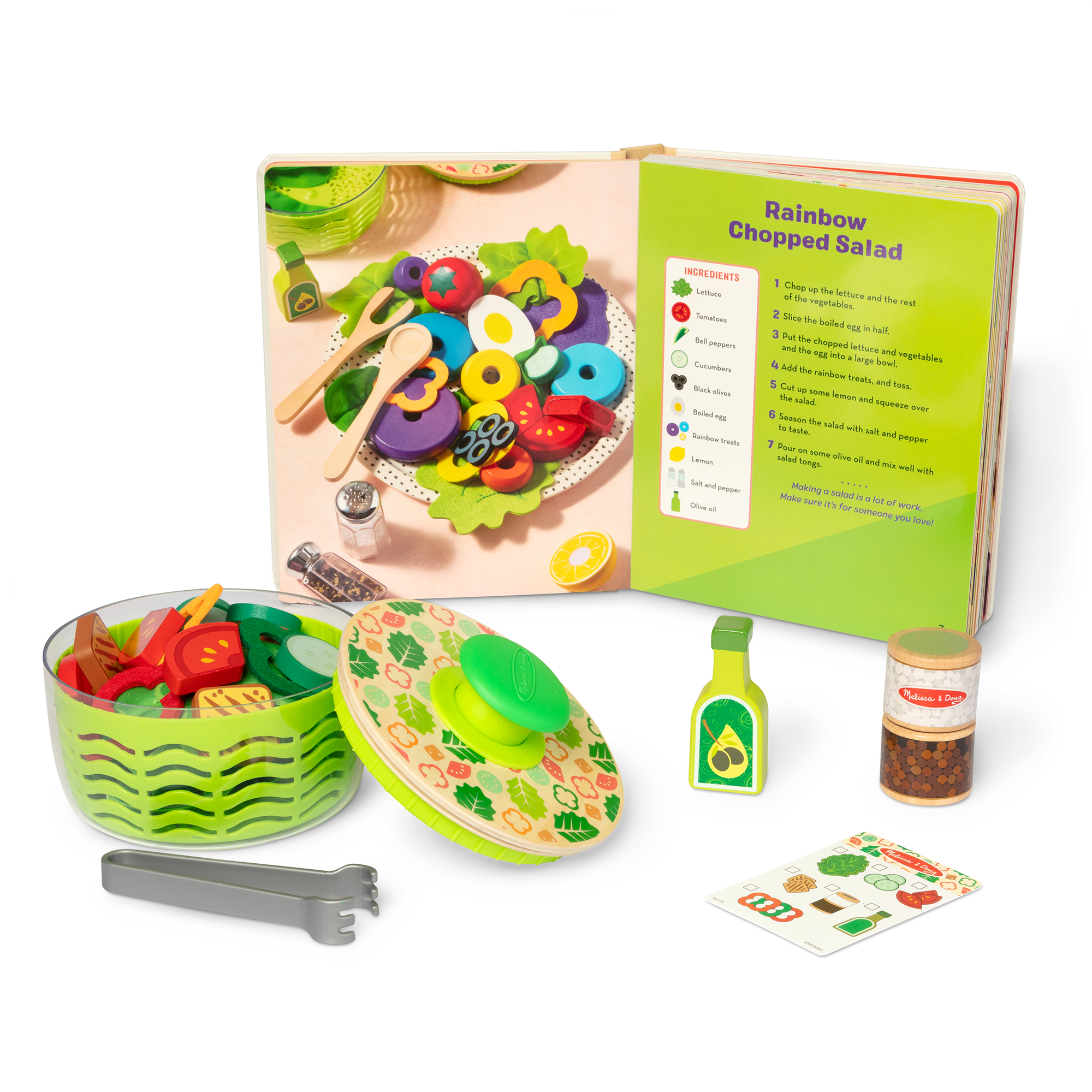 Pretend Play Salad Chef's Bundle