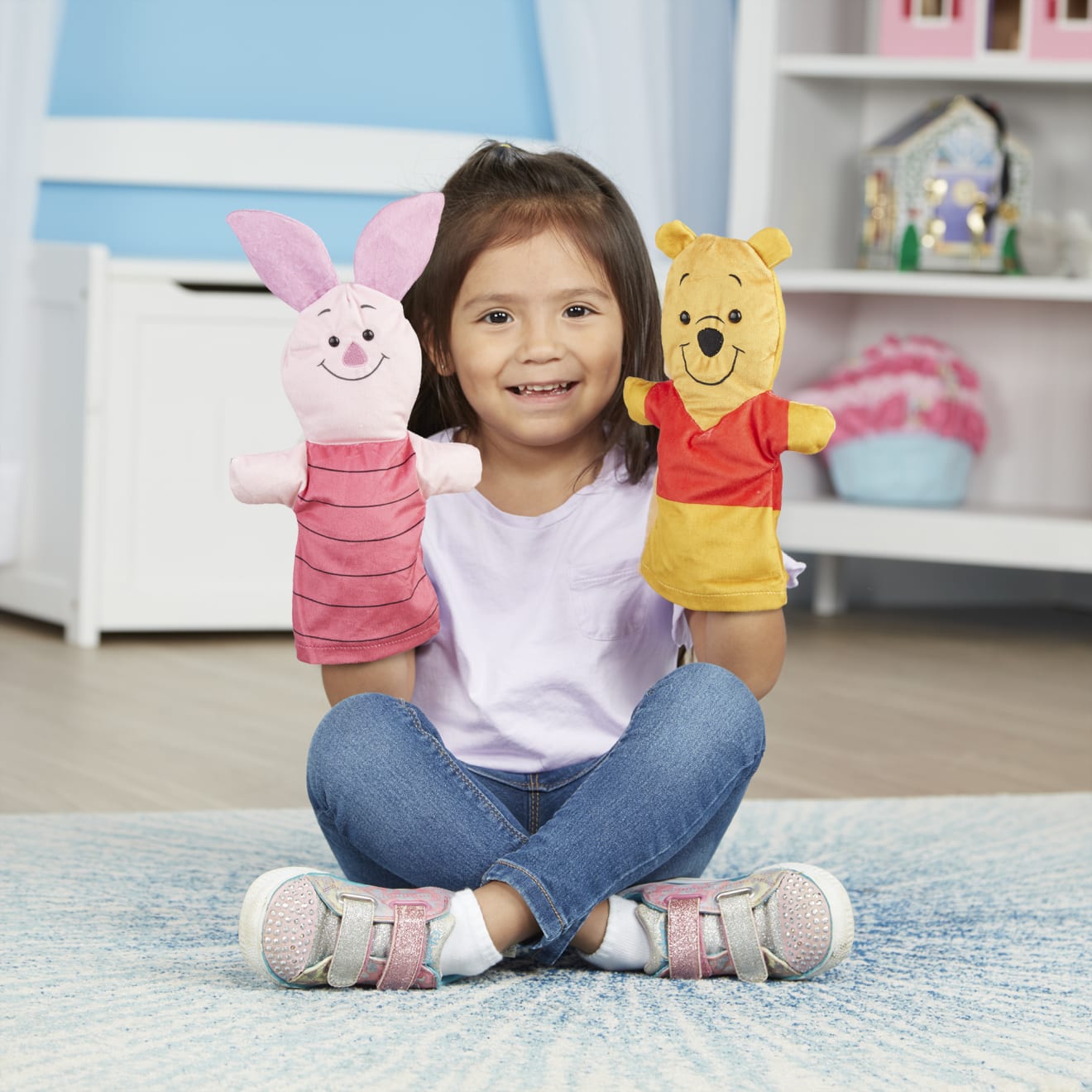 Disney Winnie the Pooh Soft & Cuddly Hand Puppets