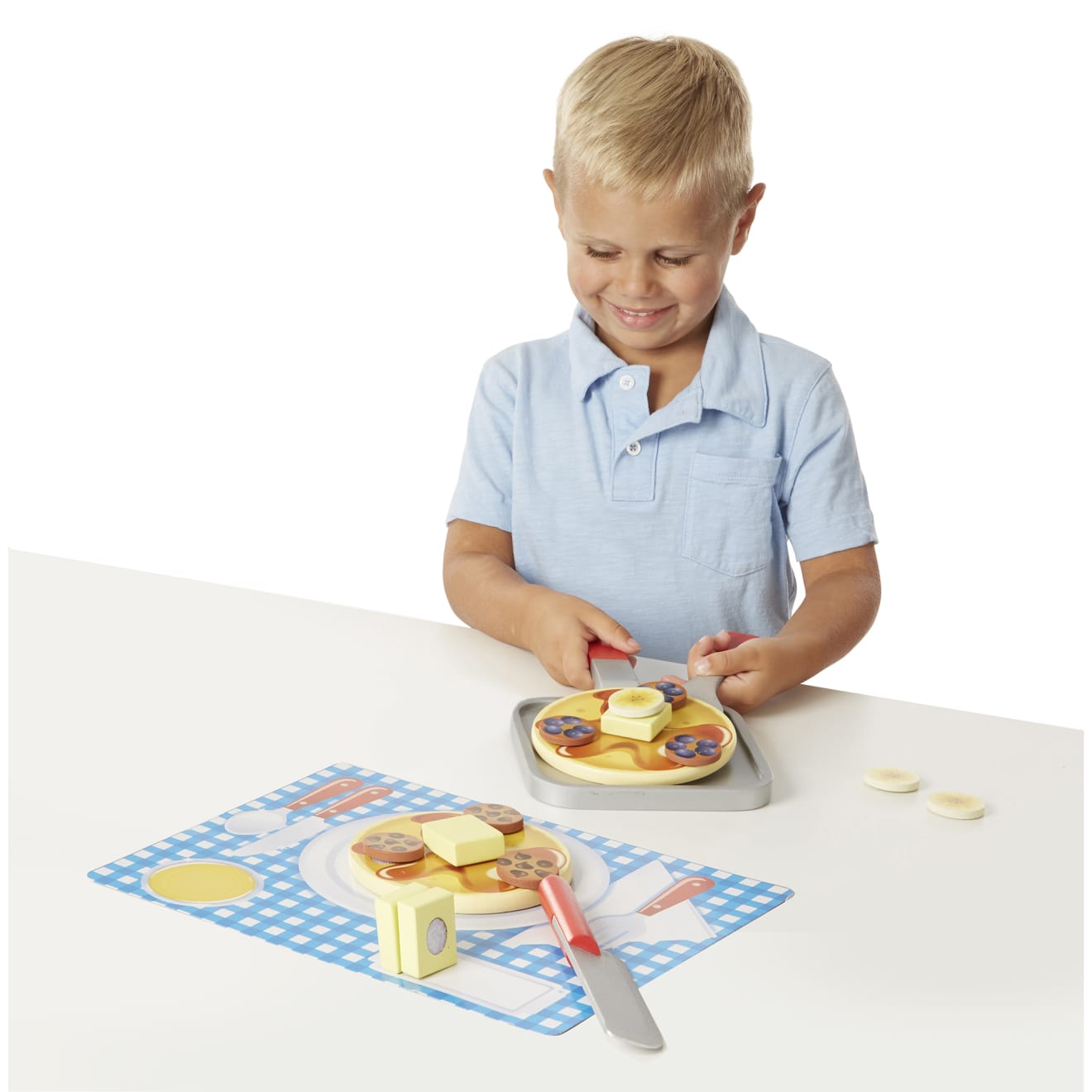 Flip & Serve Pancake Set - Wooden Play Food