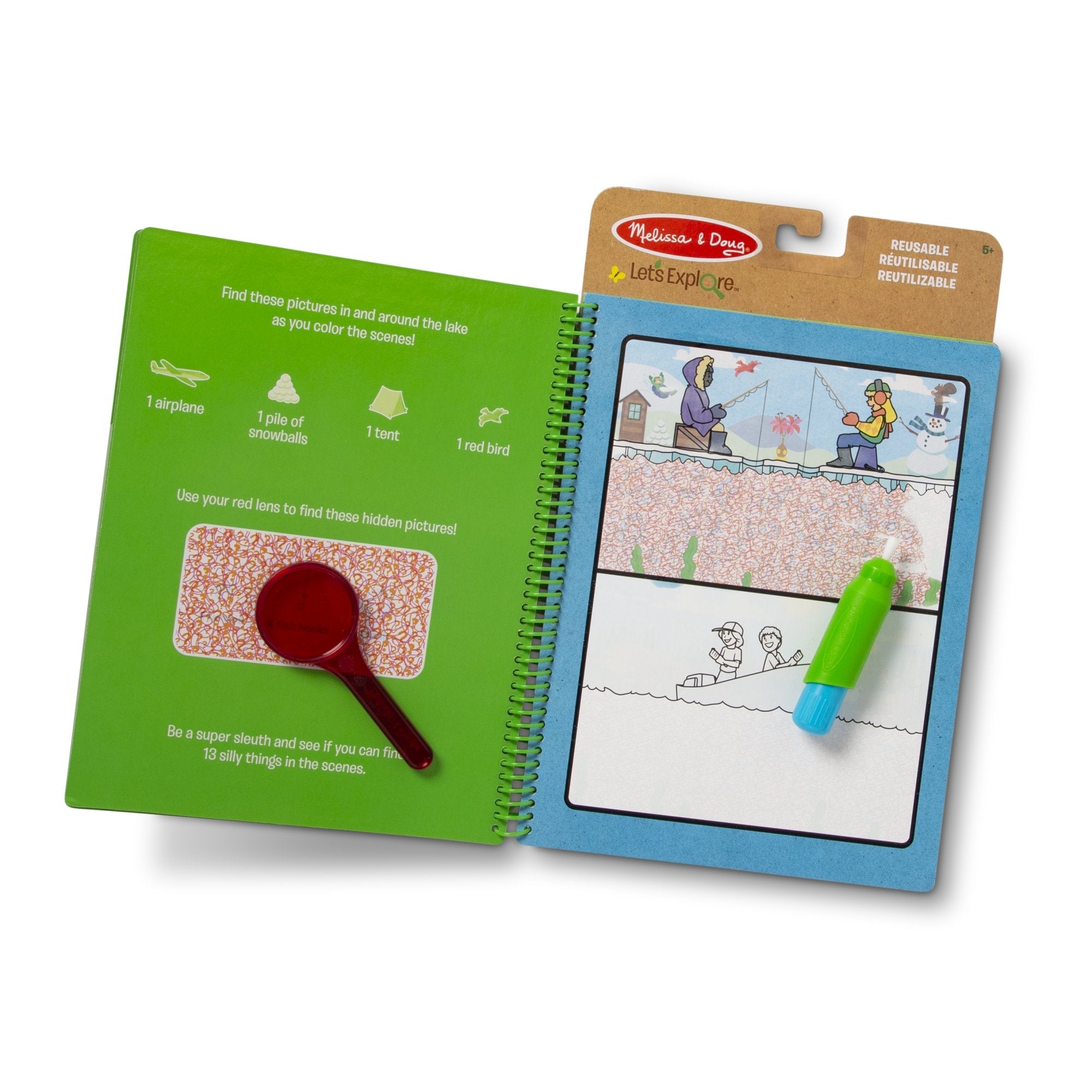 Let's Explore Water Wow! Outdoor Adventure Deluxe Water-Reveal Pad