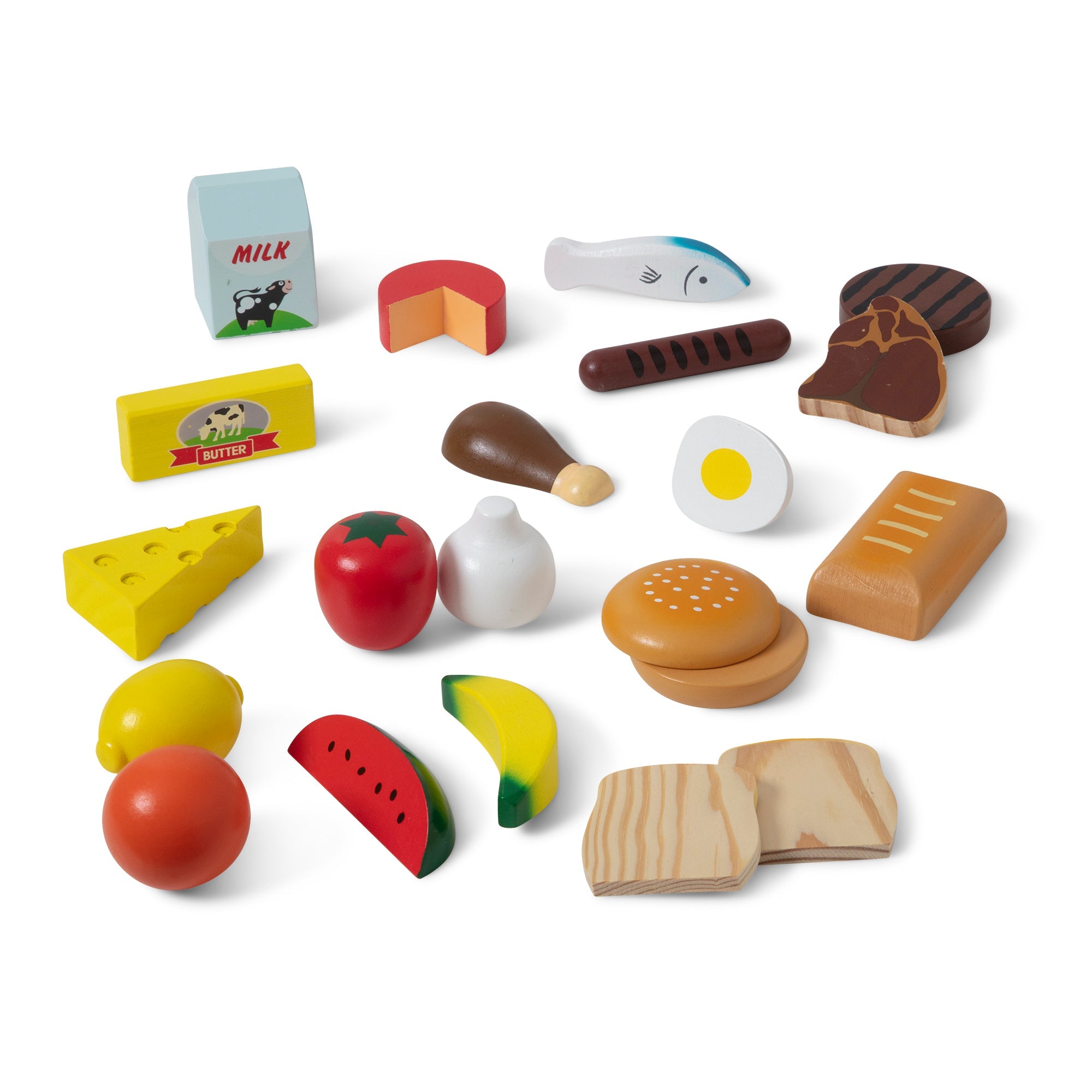 Food Groups - Wooden Play Food