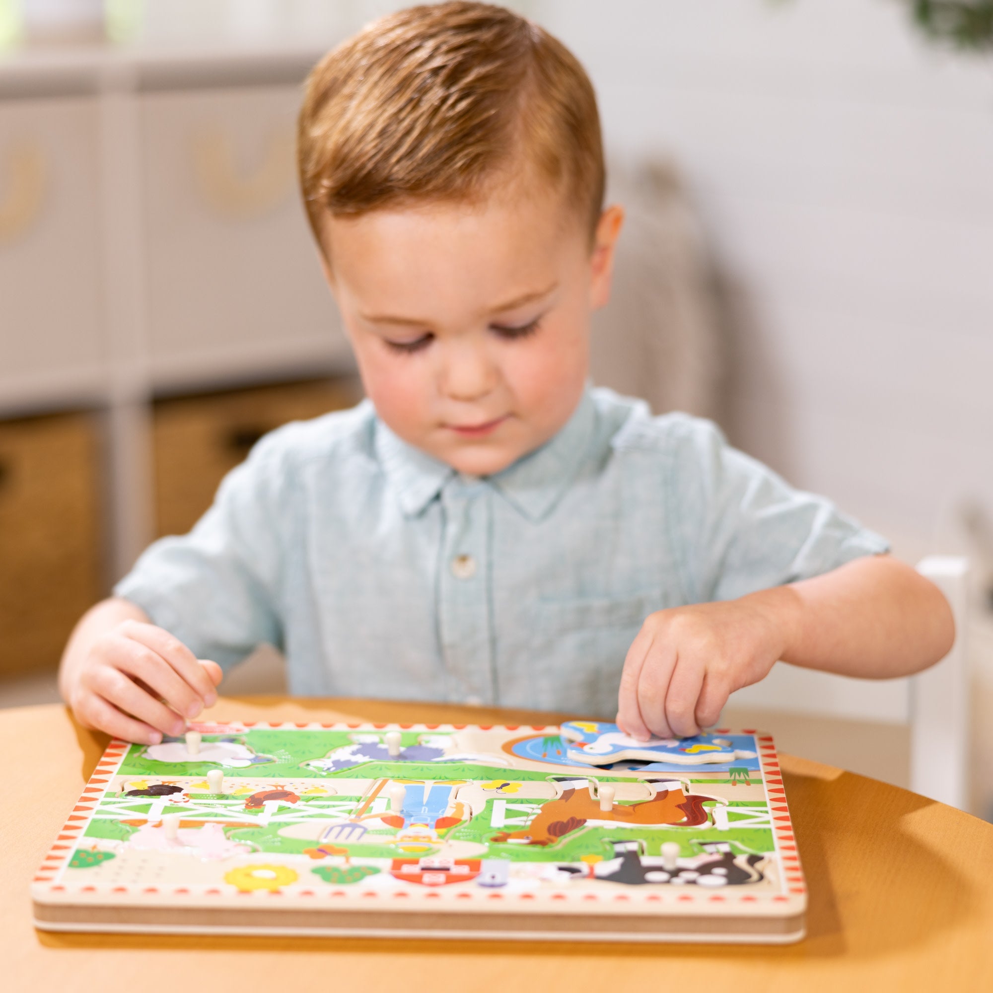 Old MacDonald's Farm Song Puzzle - 8 Pieces