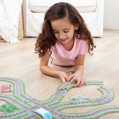 Design Your Own Railroad Floor Puzzle