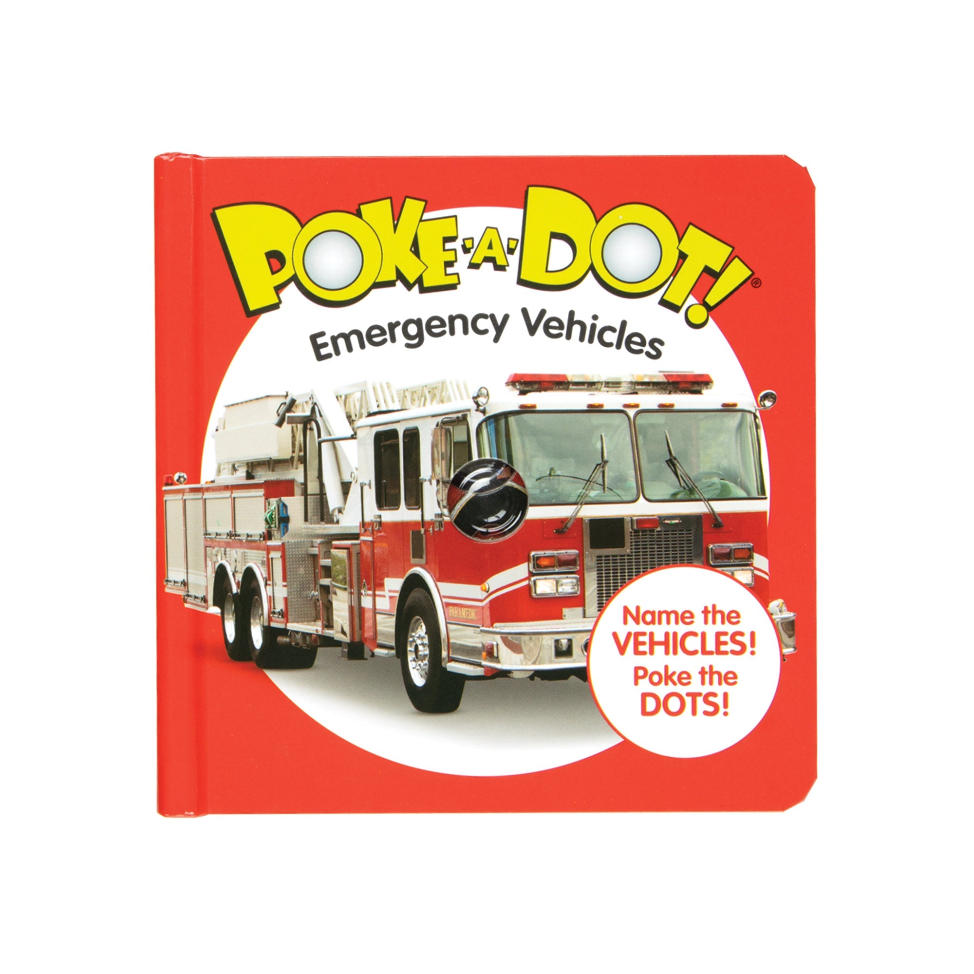 Poke-a-Dot: Emergency Vehicles Board Book