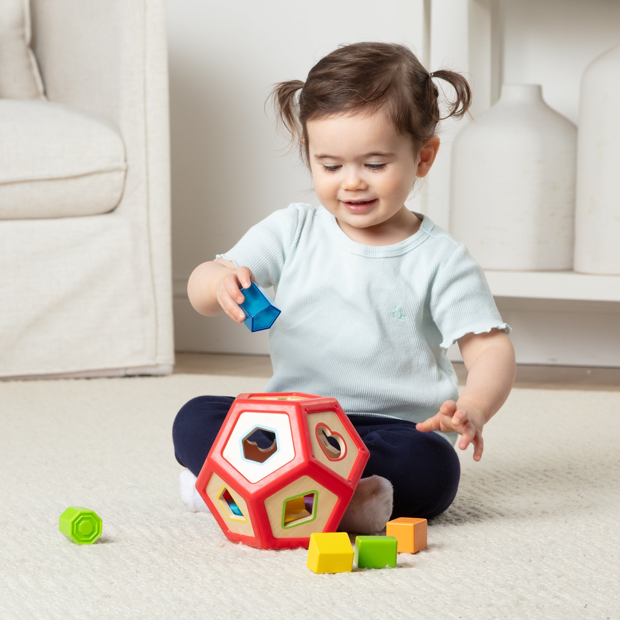 Geometric Shape Sorter Wooden Toy