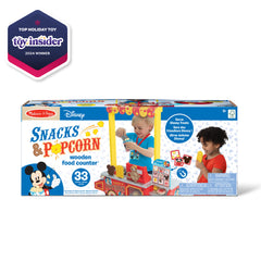 Disney Snacks & Popcorn Wooden Food Counter
