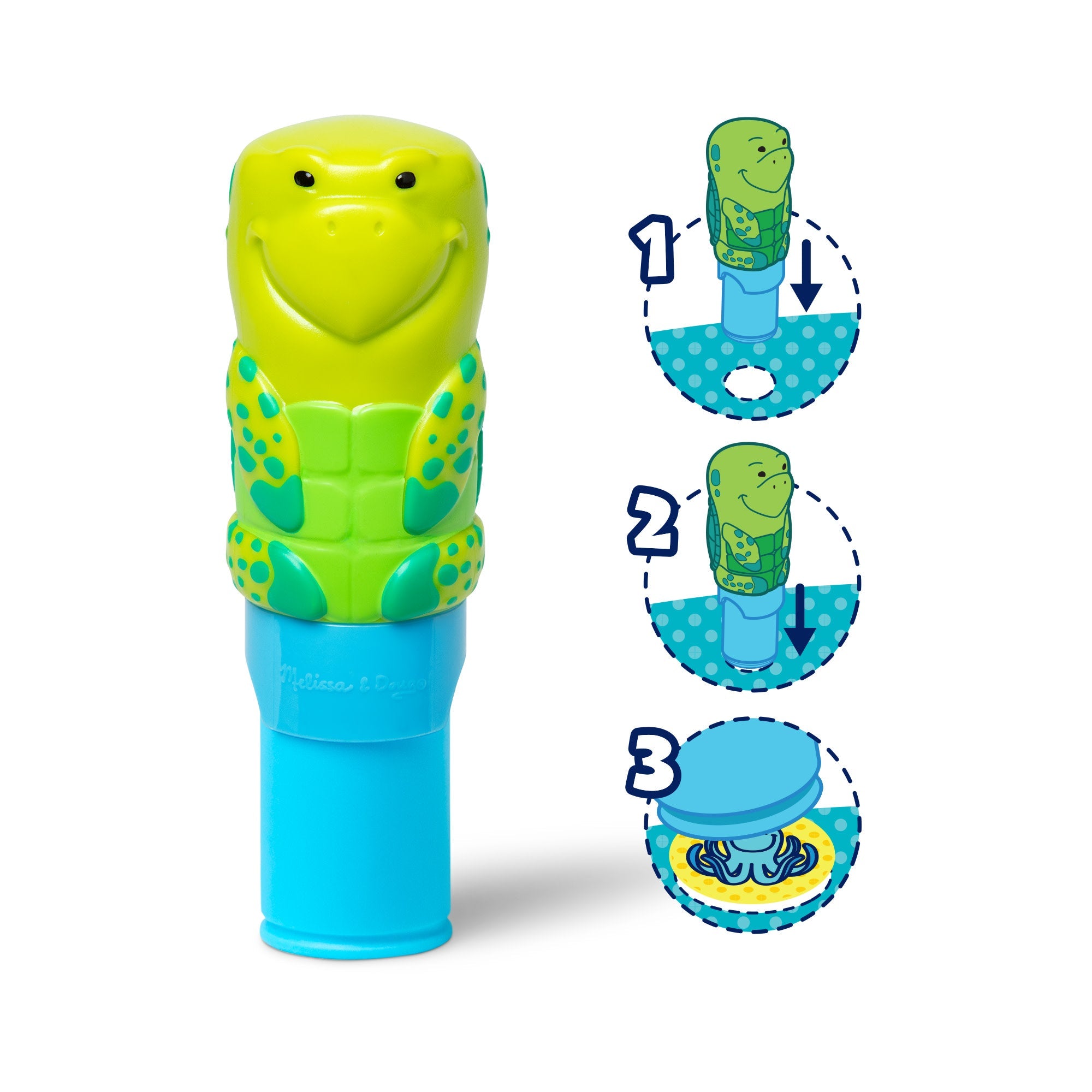 Sticker WOW!™ Sea Turtle Bundle: Activity Pad & Sticker Stamper + Mini Activity Pad and 200 Refill Stickers