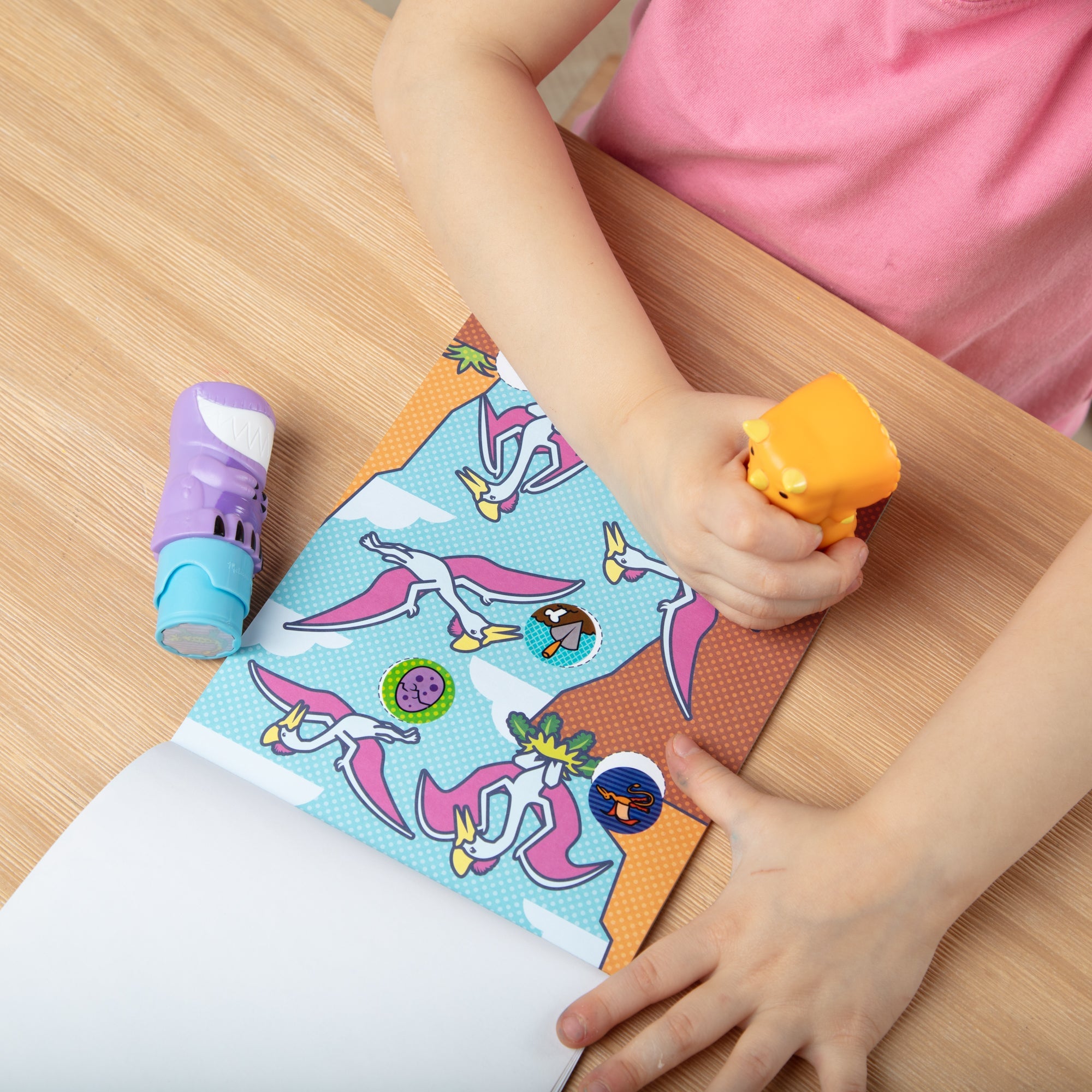 Sticker WOW!™ Activity Pad & Sticker Stamper Value Pack - Dinosaur