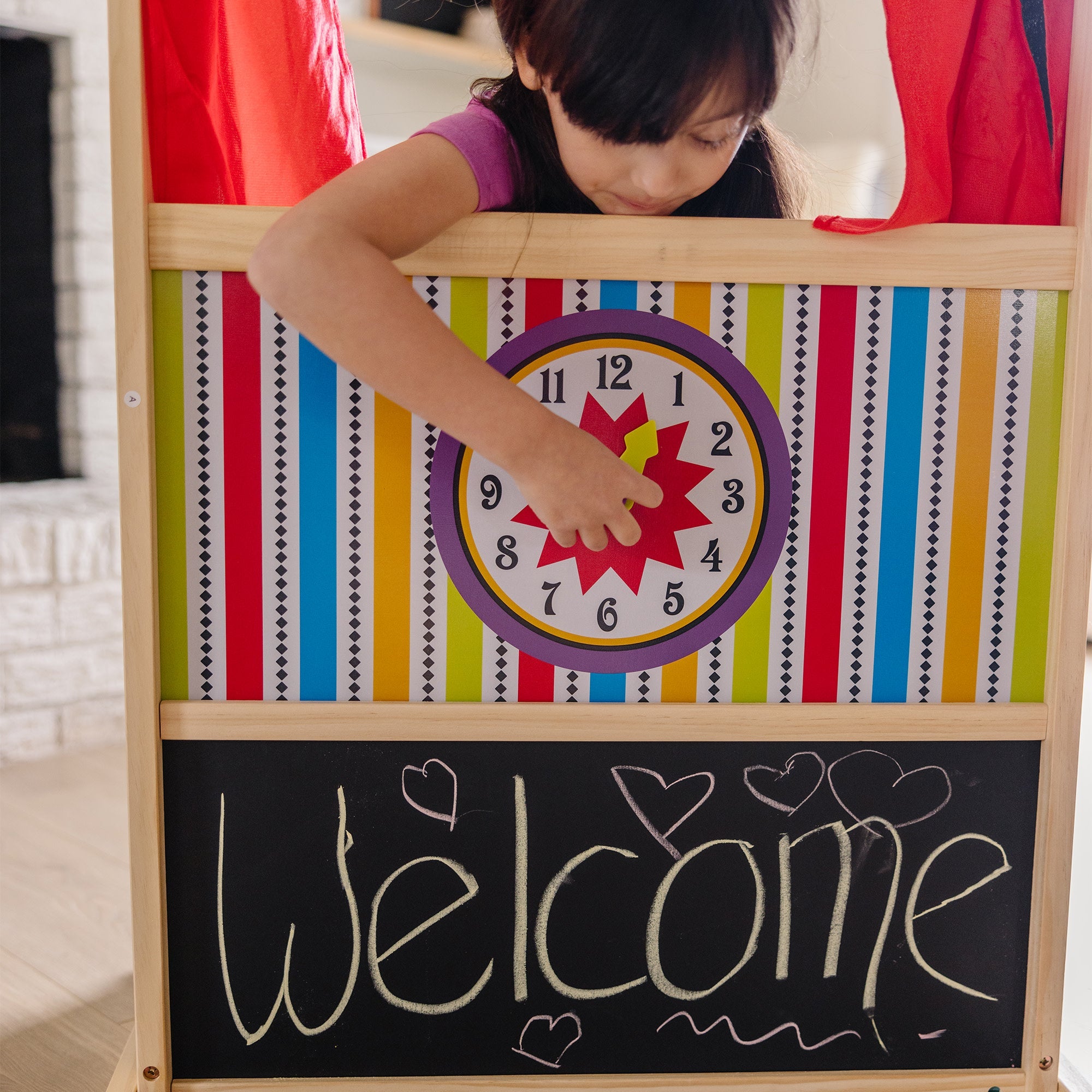 Wooden Deluxe Puppet Theater