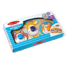 Safari Jumbo Peg Puzzle - 3 Pieces