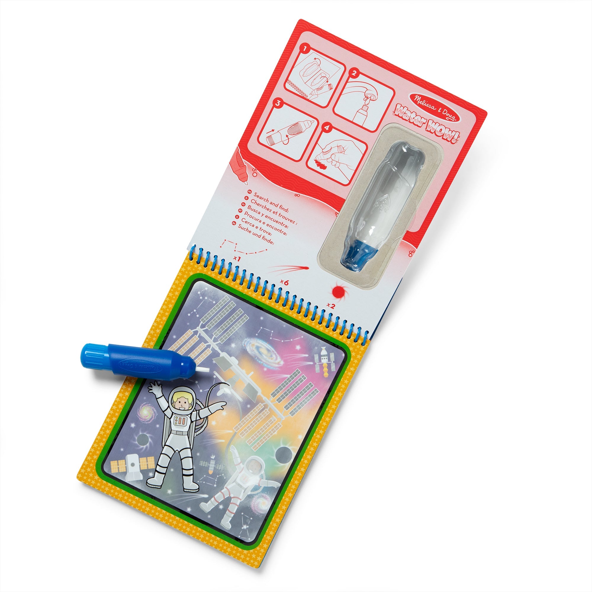 Water Wow! Space Water-Reveal Pad – On the Go Travel Activity